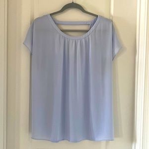 Loft blouse size L Periwinkle EUC